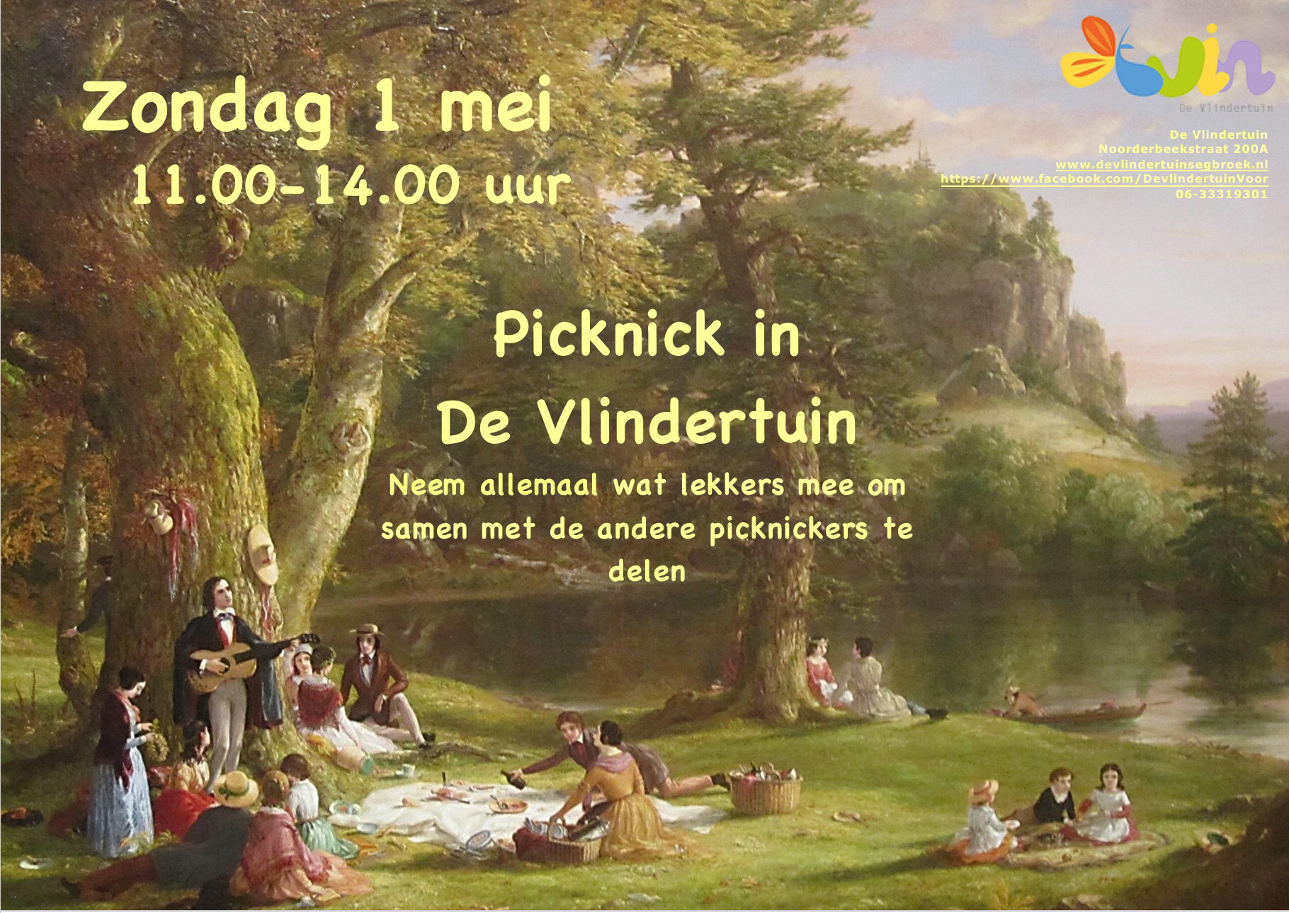 Picknick in de Tuin! - Zondag 1 mei