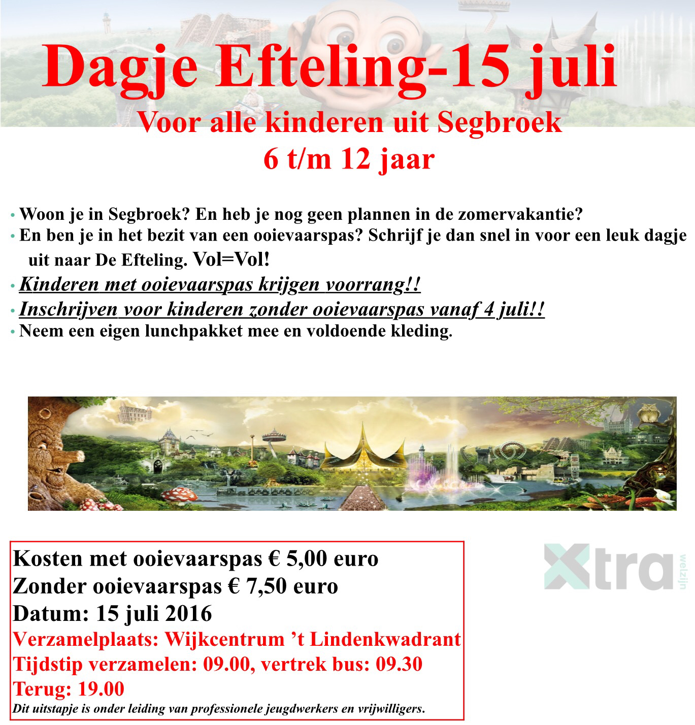 Dagje Efteling - 15 juli